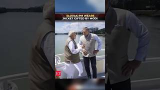 PM Modi shares video as Slovak PM Fico wears gifted jacket, duo seen twinning in Slovakia