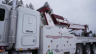 Tow company, MHP stress driver awareness as key to Montana winter road safety
