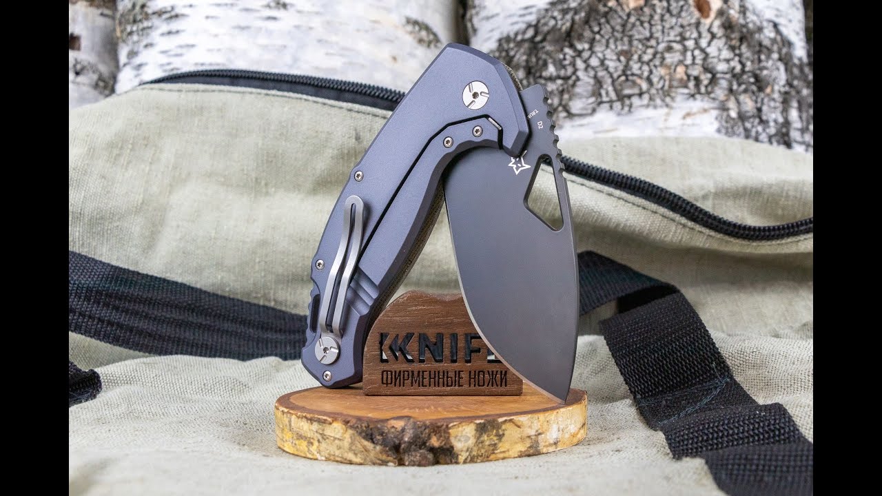 Нож "El Capitan" D2 Aluminium / Micarta SK-02 PVD от Fox Knives