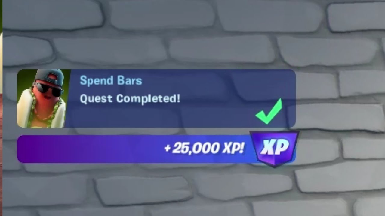 Spend Bars - Fortnite