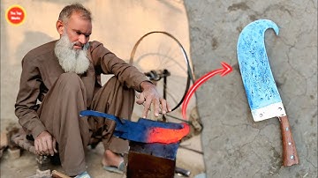 Making a knife from an old Rusty leaf Spring | Blacksmithing Projects