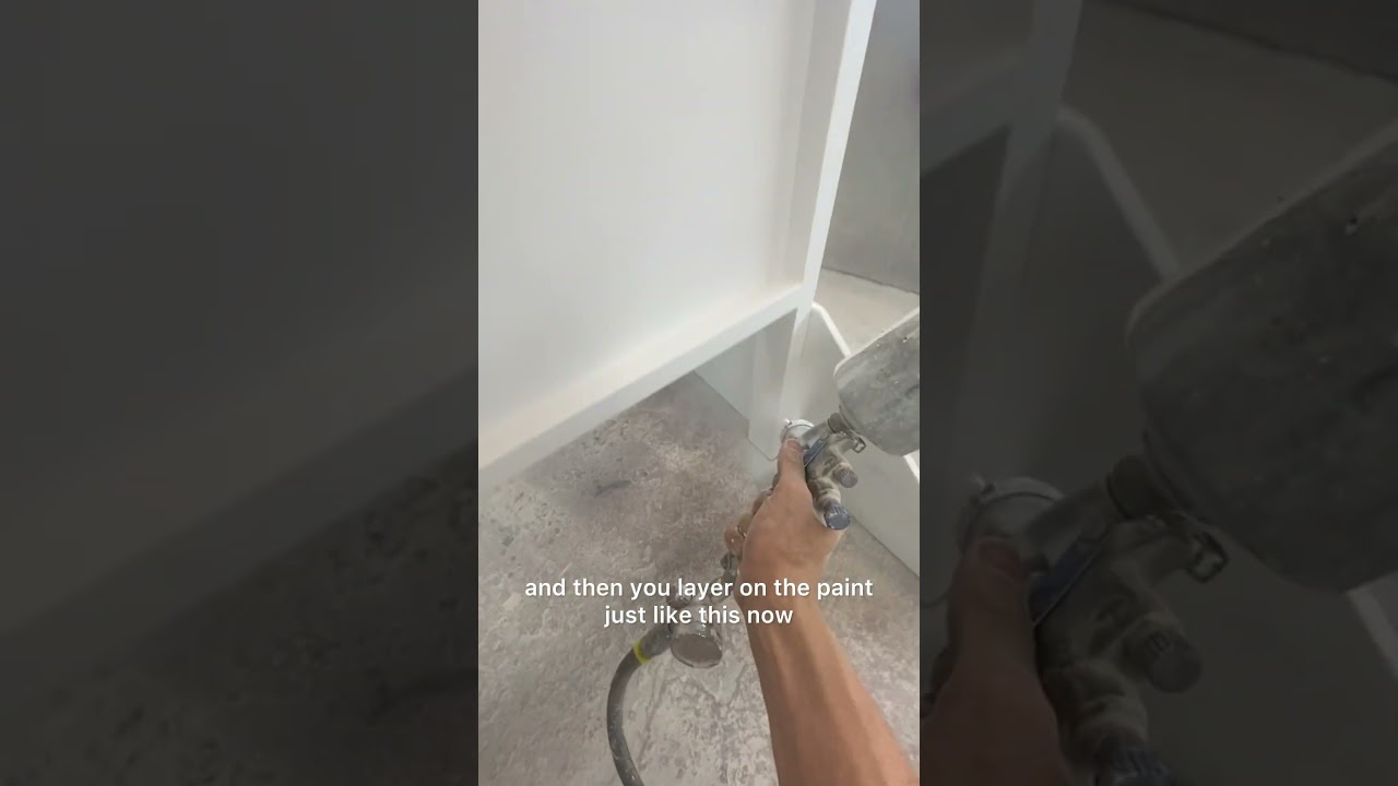 Spray paint trick! No runs! 