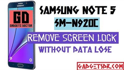 Remove Screen lock Samsung Galaxy Note 5 (SM-N920c) Binary 5 FRP ON without data loss (Pattern )