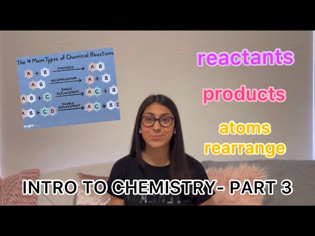 chemical reactions - intro to chemistry (p.3)
