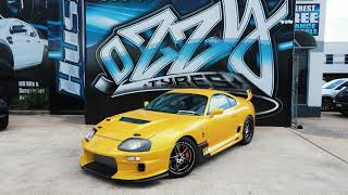 Sting of the BEE || Toyota Supra on Prodrag Wheels || Ozzy Tyres