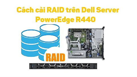 Dell EMC 3: Cách cài RAID trên máy chủ PowerEdge R440