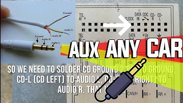 DIY - Add AUX Input For Any Old Car Stereo