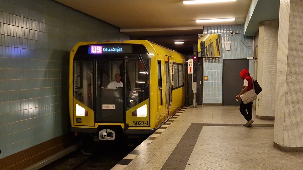 Mitfahrt in der U9 von Leopoldplatz bis Rathaus Steglitz im H01 5027-6