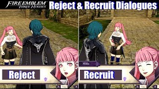 FE3H Recruit & Reject Dialogues (All Students) -  Fire Emblem Three Houses
