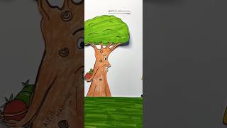 Save Trees save environment 🙏 #drawing #animation #shortvideo #shorts #savetrees