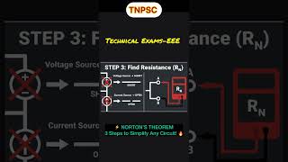 Norton’s Theorem Explained in 60 Seconds ⚡ | Circuit Theory Shorts