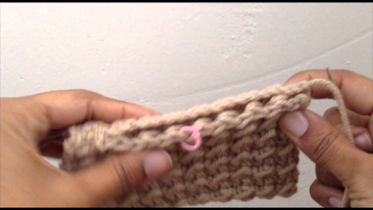 Crochet Tutorial: Moss Stitch Fingerless Mittens