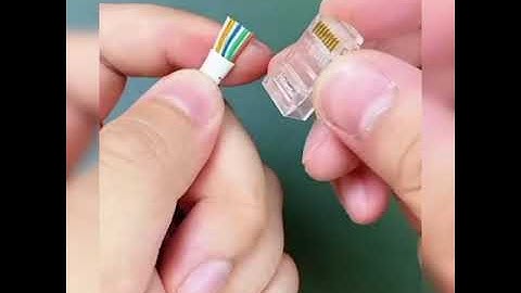 networking connector RJ45 colors scheme