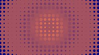 Purple and Blue Halftone Dot Pulse Wave Motion Background