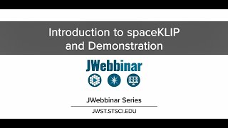 Introduction to spaceKLIP and Demonstration from JWebbinar 19