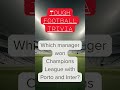 Tough football trivia