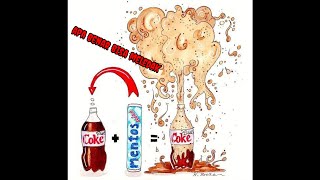 Eksperimen coca cola di kasih permen mentos