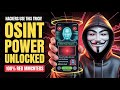 How Hackers Use OSINT to Track Anyone😱 Cyber Security Ethical hacking (Educational purpose)