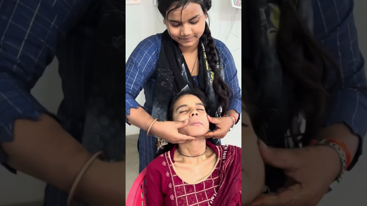 Fruit facial student massage practice, beauty Free course Makeup hair, chemical, unique beauty,