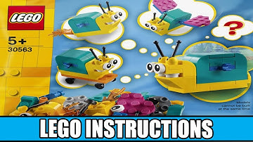 LEGO Instructions | Classic | 30563 | Build Your Own Snail