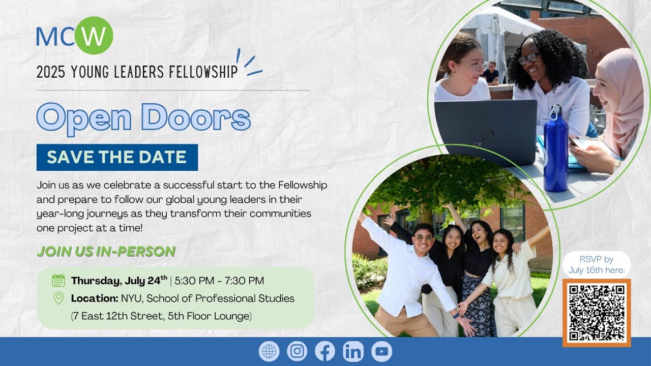 MCW's Open Doors 2025 Livestream - Young Leaders Fellowship | Thursday, July 24th