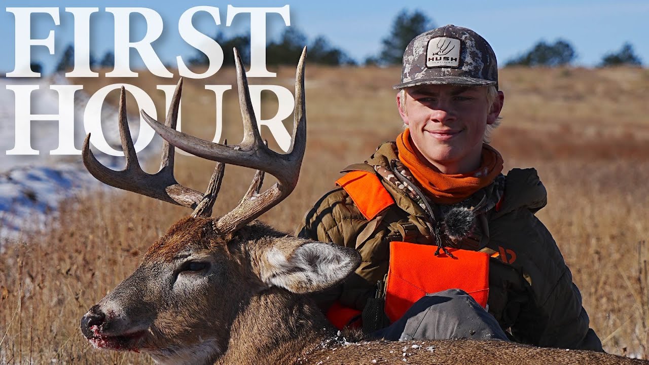 FIRST HOUR RATTLING IN A SOUTH DAKOTA WHITETAIL BUCK YouTube