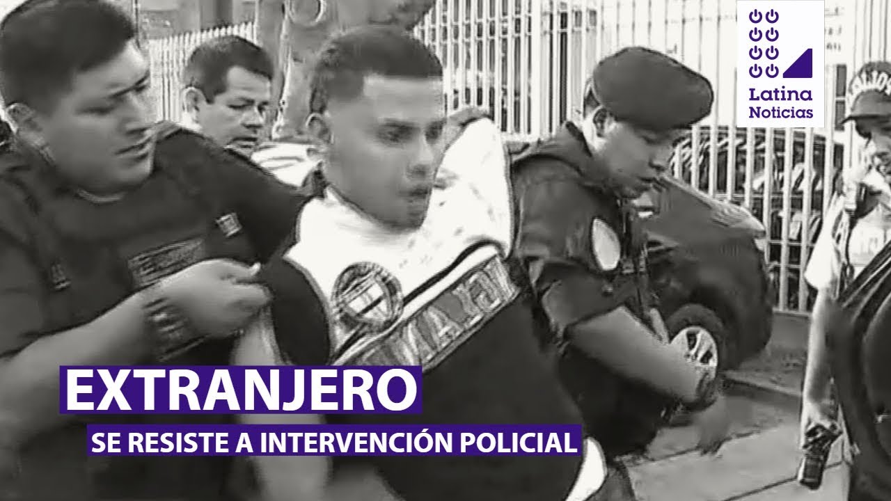 Ciudadano venezolano se resiste a intervención policial | 90 Matinal