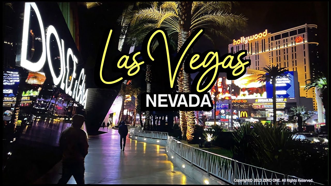 Las Vegas Strip Driving tour at night, 2023 🇺🇸 Las Vegas, Nevada