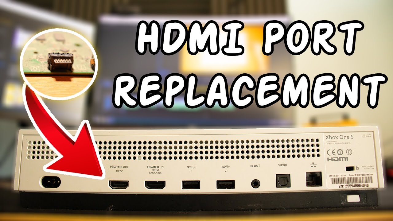 Xbox One S HDMI Port Replacement | First Time! - YouTube
