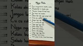 Ngga Dulu  Akbar Chalay Feat Ciloqciliq  Zynakal lirik viraltiktokshortliriklaguviral