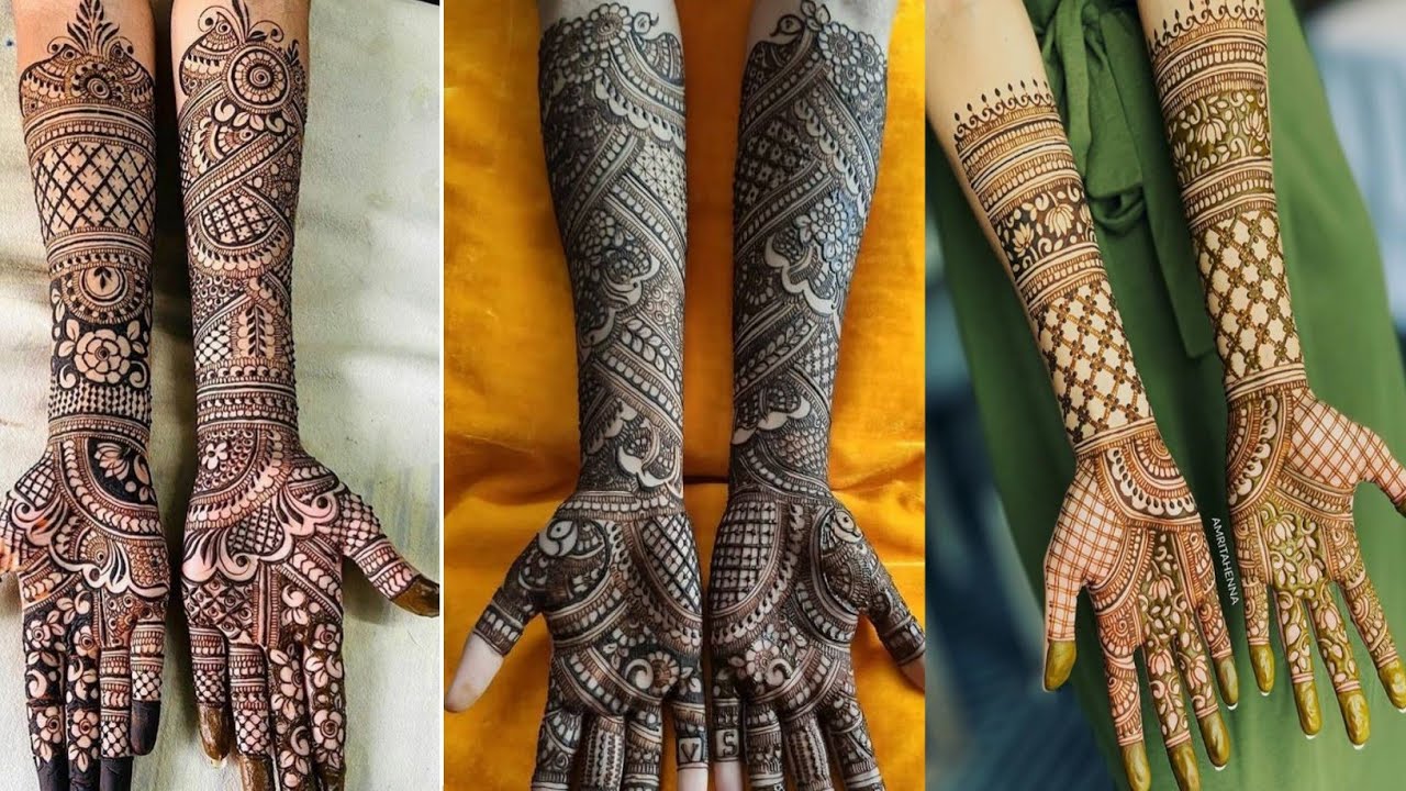 Top 20 Full Hand Mehndi Design / Bridal Mehndi Design/ Dulhan ...