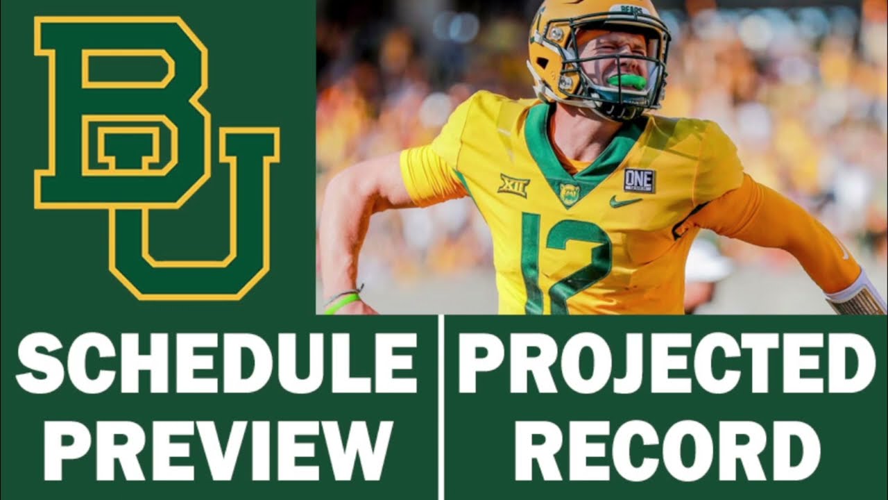 Baylor Football 2023 Schedule Preview & Record Projection Win Big Sports