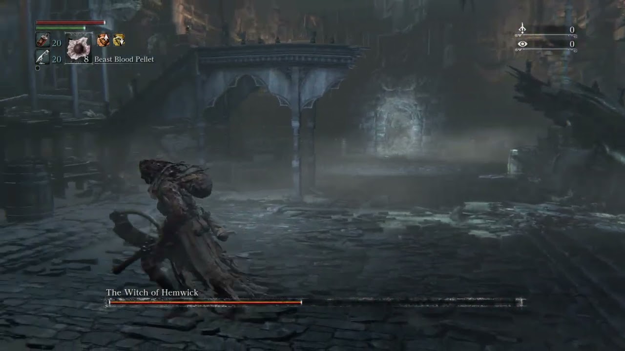 Bloodborne bl4 ng+1 the witch of hemwick