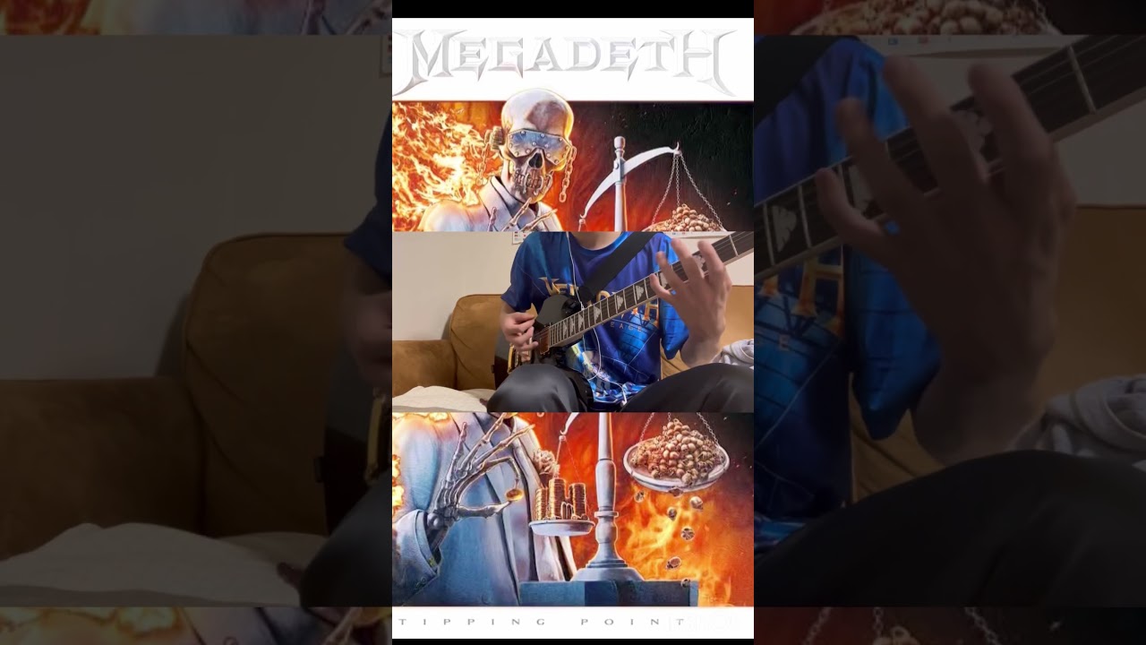 megadeth tipping point guitar practice 