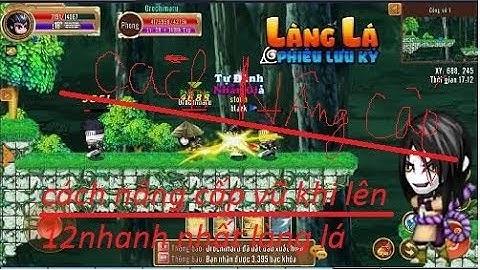 cách nâng cấp đồ trong game làng lá phiêu lưu ký lên cấp nhanh nhất