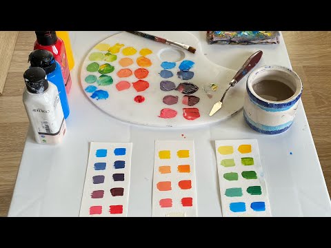 Video: Renkli boyalar nasıl yapılır?