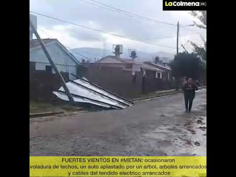 Fuertes vientos arrasaron en #Metan: desde Defensa Civil aseguran que falta personal
