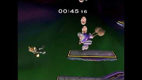 Super Smash Bros. Melee CrazyMod UE/Debug Menu - No Hud Test 2 - 2 CPU Lvl 9 (Winter 2024)