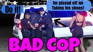 COP OWNED SO HE TOOK HIS SHOES