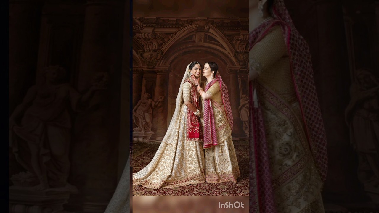 Isha Ambani all outfit of their wedding 