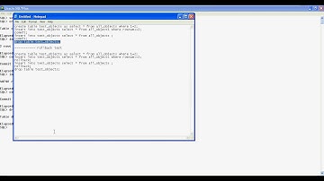 Oracle : Commit & Rollback