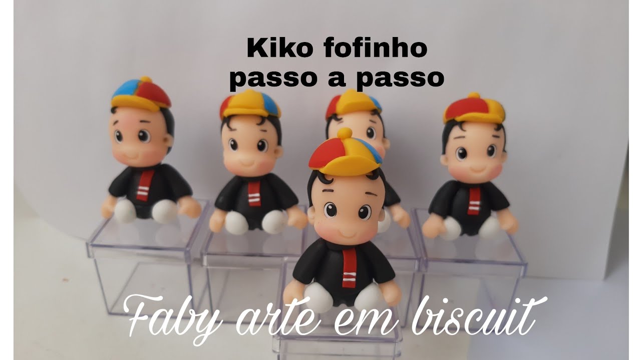 PASSO A PASSO KIKO FOFINHO..Faby arte em biscuit