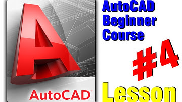 AutoCAD Beginner Course - Learning Modify Object (Lesson 4)