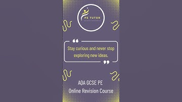 AQA GCSE PE Revision Course: