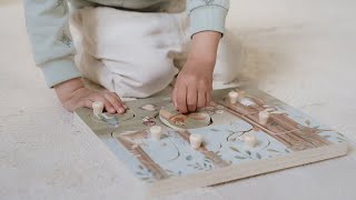 Little Dutch - Wooden Sound Puzzle Forest Friends