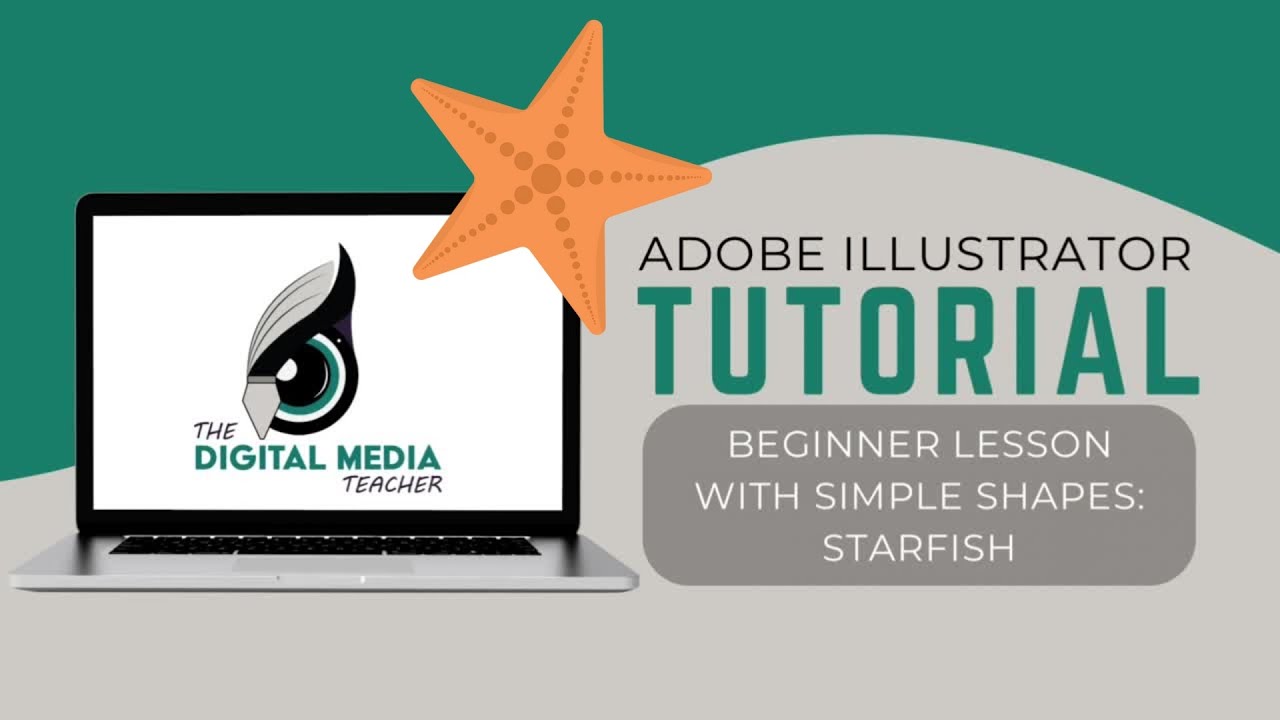 Illustrator Tutorial: Starfish with Simple Shapes