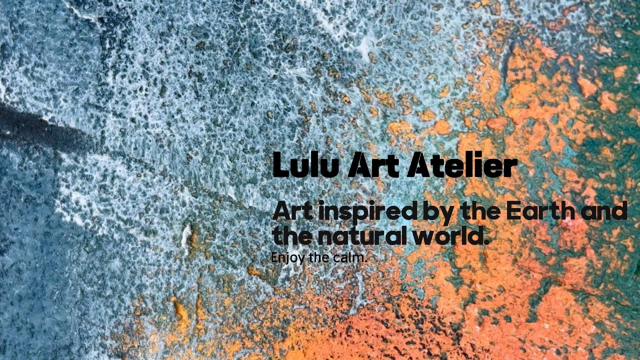 Earth-Inspired Abstract Art: Relaxing Painting & Soft Music