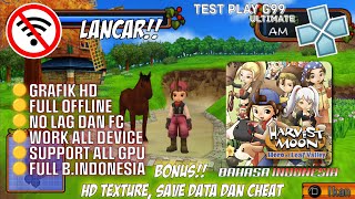 Harvest Moon Hero of Leaf Valley versi Bahasa Indonesia - PPSSPP Android 60FPS