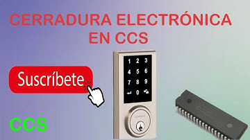 CERRADURA ELECTRÓNICA EN CCS (SIN LIBRERIAS) EN CCS (TECLADO MATRICIAL Y PIC16F877a )