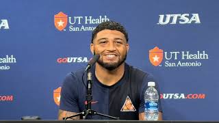 UTSA LB Darion White Post Practice 59-45 win over CSU 9.26.26